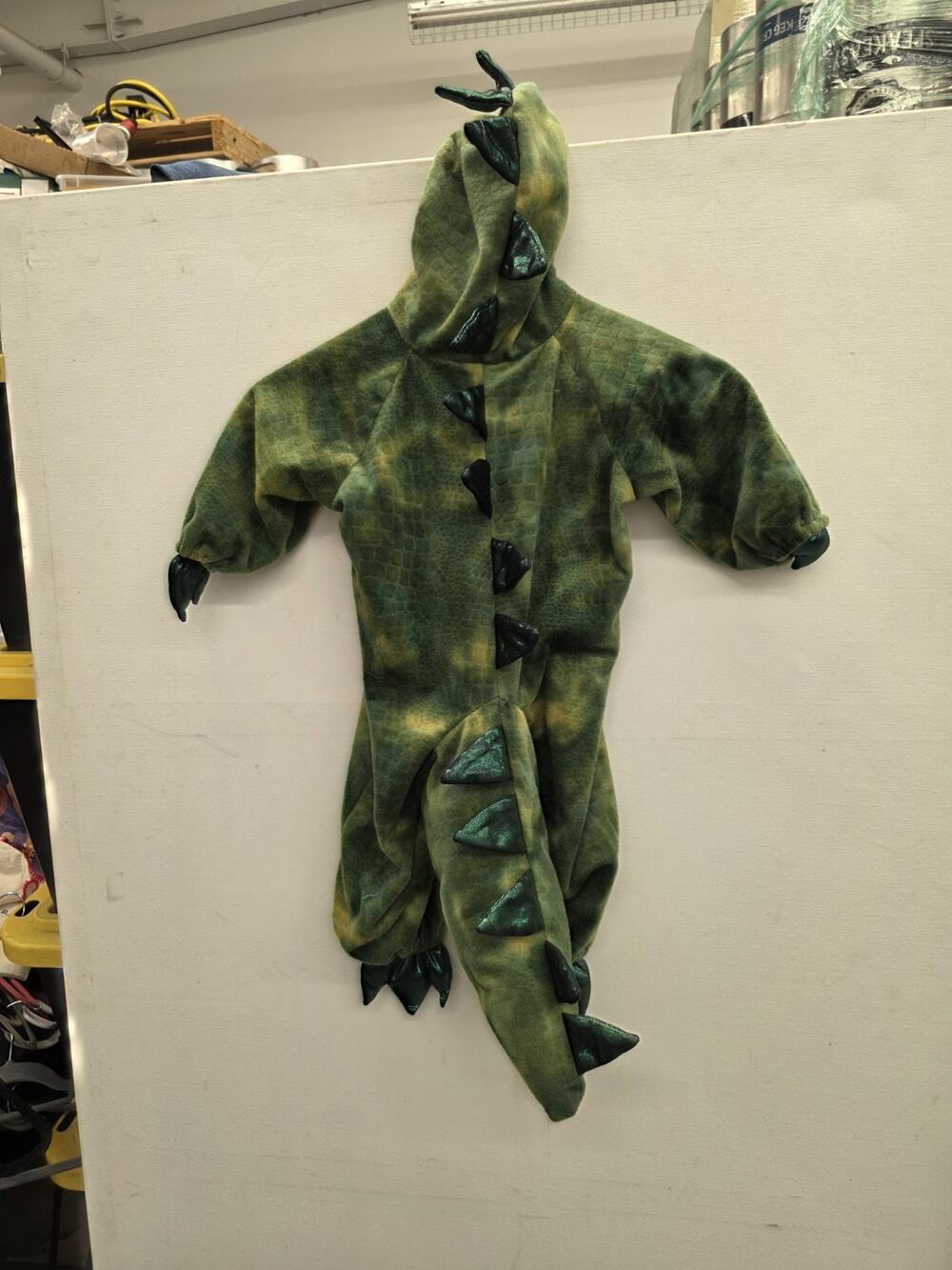 dinosaur Green Halloween Dress Up costume kids Zip Up Size 2T